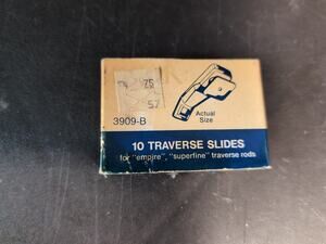 vintage Kirsch traverse slides (model 3909-B) NOS New Sealed Box